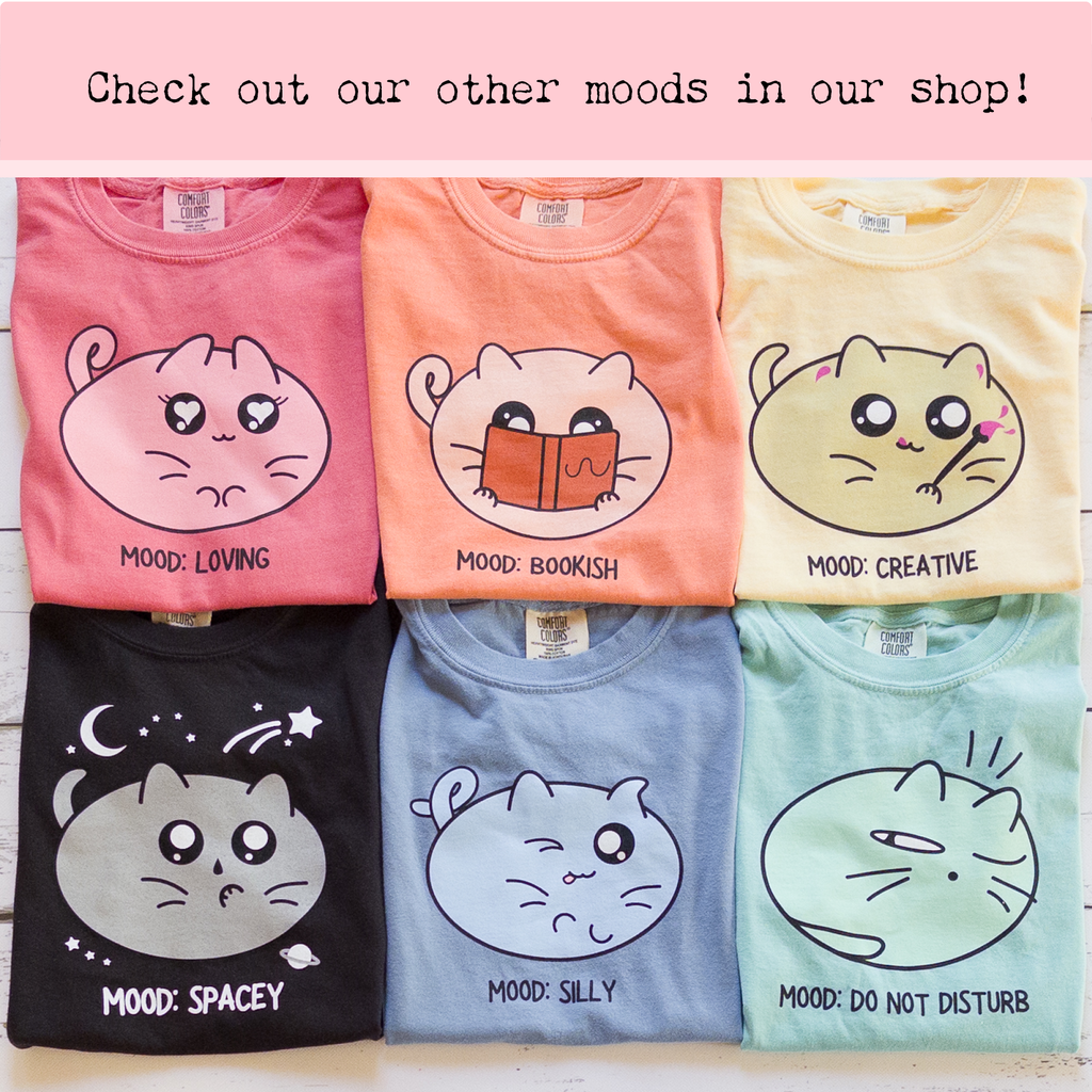 cat illustrations of different moods